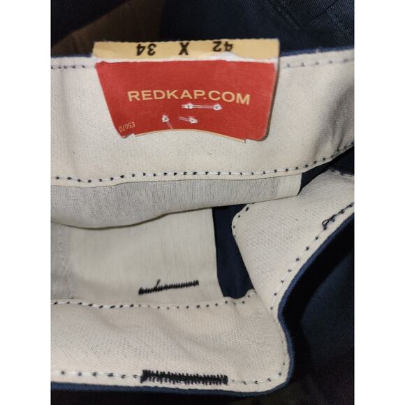 Red Kap Durable Pants Performance Shop Heavy Duty Men's Industrial Uniform 42x34 - Picture 8 of 10